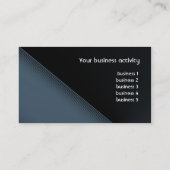 時間のグローバル・ビジネスカード 名刺 (裏面)