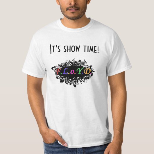 時間のティーを示して下さい! Tシャツ (正面)