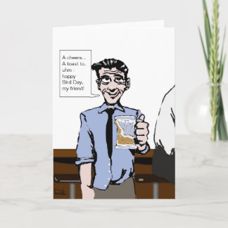 時間のハッピーバースデーカード カード