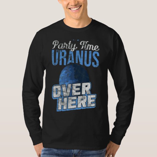 時間のパーティーGet Uranus Over Here Quantum Mecha Tシャツ (正面)
