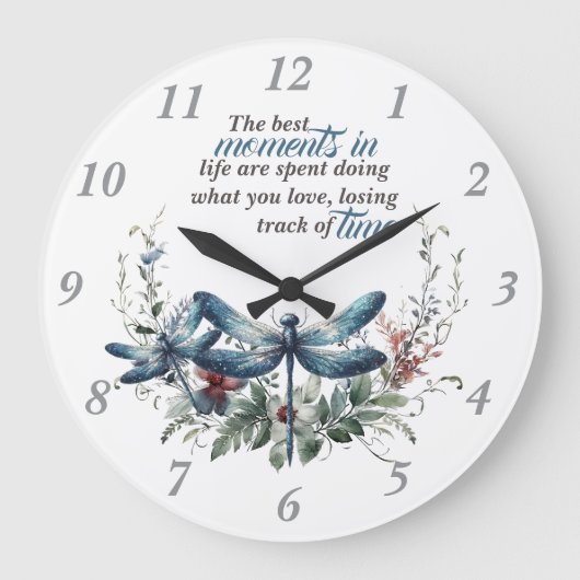 時間のモーメント ラージ壁時計 (正面)