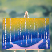 時間の中のフォーク – 森の風景 アクリルサイン (ニュートラル)