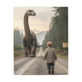 時間の中を歩くこと メタルプリント