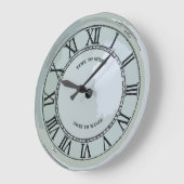 時間の余裕 ラージ壁時計 (傾斜)