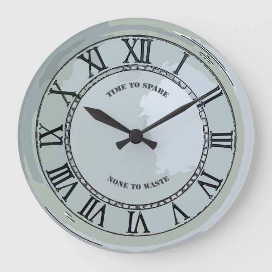 時間の余裕 ラージ壁時計 (正面)