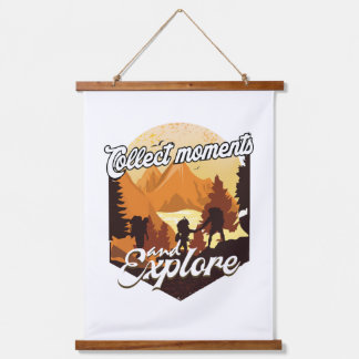 時間の収集と探索 吊り下げ型タペストリー