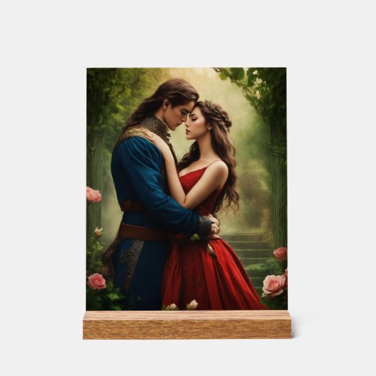 『時間の囁き – ロマンスファンタジー』 アクリルサイン (正面)