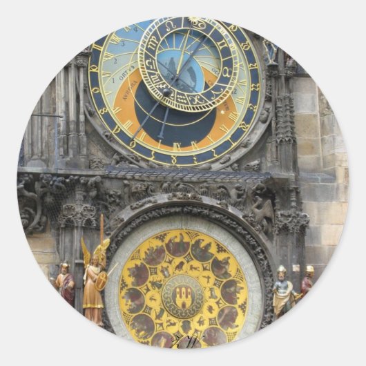 時間の守護者ステッカー ラウンドシール (正面)