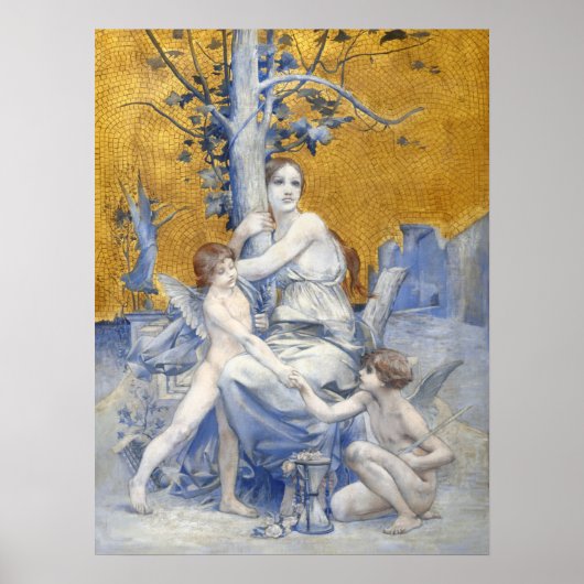 時間の寓話（1896年） ポスター (正面)