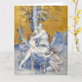 時間の寓話(1896) by Luc-Olivier Merson カード (黄色い花)