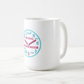 時間の怠慢物理学時計Tシャツ コーヒーマグカップ (正面右)