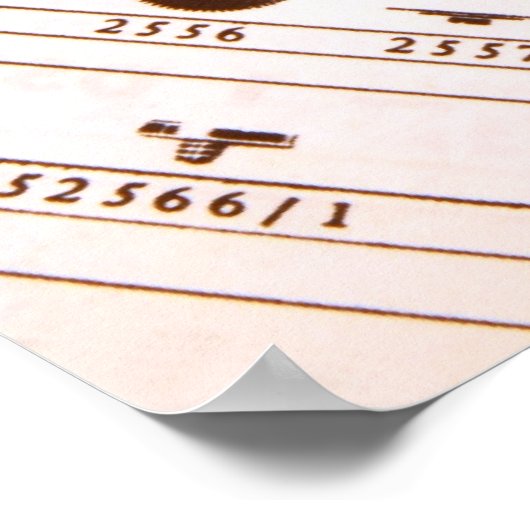 時間の断片 ポスター (角)