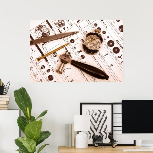 時間の断片 ポスター (ホームオフィス)