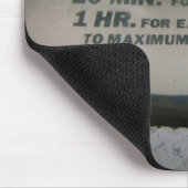 時間の期限切れのmousepad マウスパッド (コーナー)