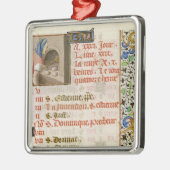 時間の本からのベーキングのパン、 メタルオーナメント (左)