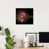 時間の流れ ポスター (ホームオフィス)