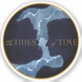 「時間の流れ」時間のシルエット シール (正面)