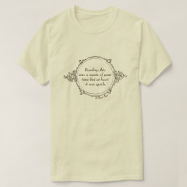 時間の無駄 – MisterPシャツ Tシャツ