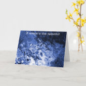 時間の瞬間の誕生日カード カード (黄色い花)