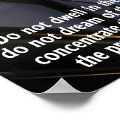 時間の知恵の考えアートポスター ポスター (角)