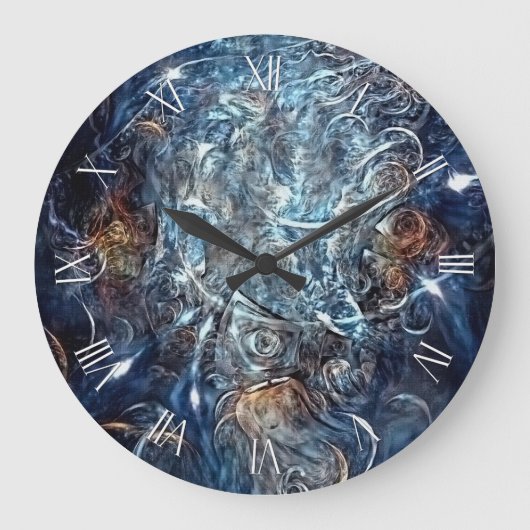 時間の知覚 ラージ壁時計 (正面)
