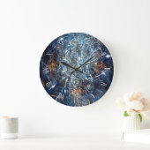 時間の知覚 ラージ壁時計 (ホーム)