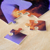 時間の砂浜に馬 ジグソーパズル (側面)