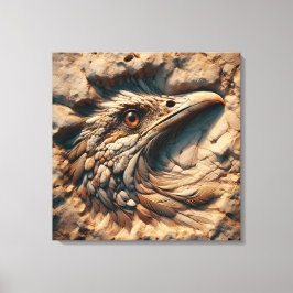 時間の砂浜を飛ぶ – 抽象芸術アート キャンバスプリント