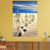 時間の砂 キャンバスプリント (インサイチュ (リビング))