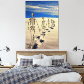 時間の砂 キャンバスプリント (インサイチュ (寝室))