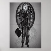 時間の管理人 | AIアートポスター ポスター (正面)