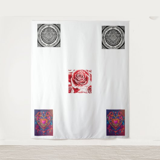 「時間の糸：伝統とアルティのタペストリー タペストリー (正面)