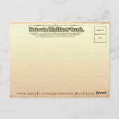 時間の経過 ポストカード (裏面)