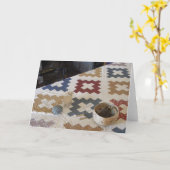 時間の縫い目 カード (黄色い花)