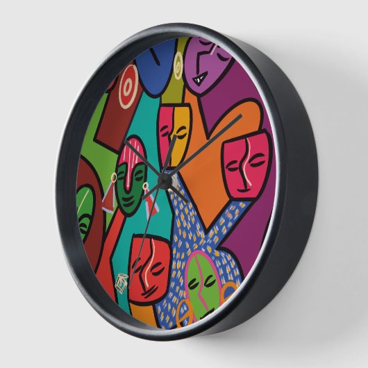 時間の色 壁時計 (傾斜)