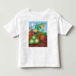 時間の計算庭 トドラーTシャツ
