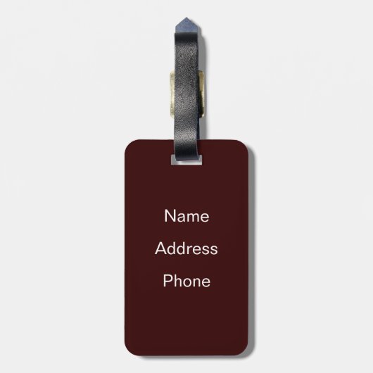 時間の計算庭 ラゲッジタグ (裏面縦)