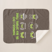 時間の都合で金を使う人が好い シェルパブランケット (正面(横))