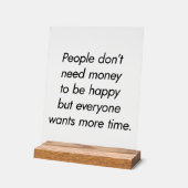 時間の長いアクリル記号 アクリルサイン (傾斜)