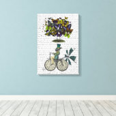 時間はうさぎ キャンバスプリント (インサイチュ (ウッドフロア))