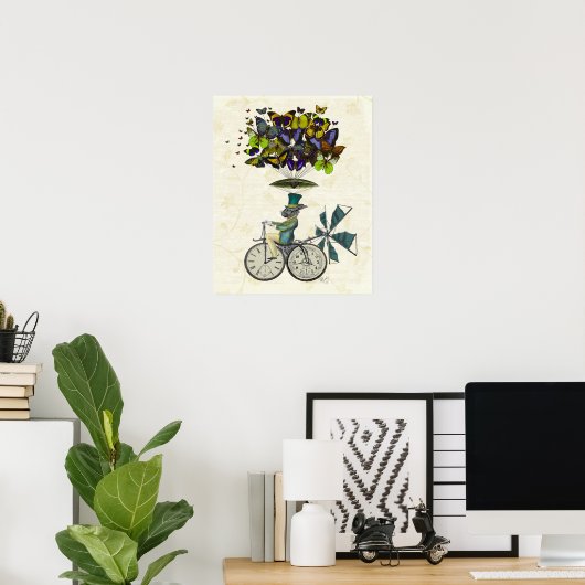 時間はうさぎ ポスター (ホームオフィス)