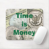 時間はお金です マウスパッド (マウス)