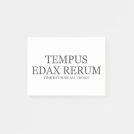 時間はすべての事-暗闇--をむさぼり食います ポストイット