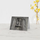 時間はメッセージカードを飛ばします カード (黄色い花)