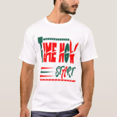 時間は今始まる Tシャツ (正面)