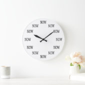 時間は今WALL CLOCK ラージ壁時計 (ホーム)