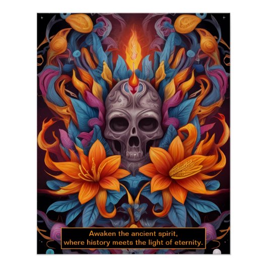 時間は円であり、知恵はその中心マヤである ポスター (正面)