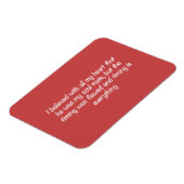 時間は心の中の愛の引用文 マグネット (左側)