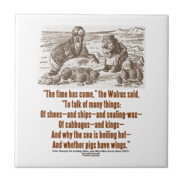 時間は来ましたセイウチの大工(姿見)を タイル