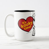 時間は楽しい ツートーンマグカップ (左)